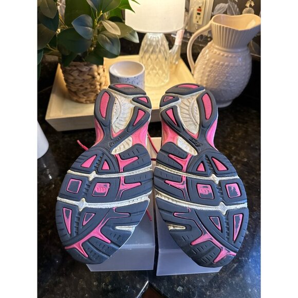 Asics Womens Gel Running Shoes With Pink Laces Size 8.5 - Picture 7 of 8